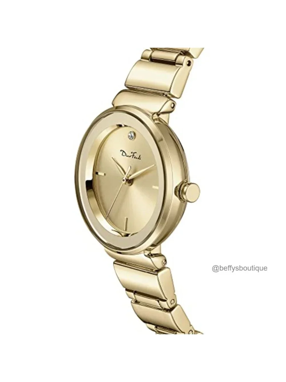 Luxury Ladies Quartz Watch Stainless Steel Bracelet Water Resistant
